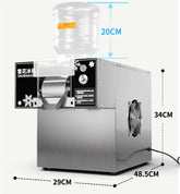 Snowflake Ice Maker, 60L/day 360W Stainless Steel Snowflake Ice Shaver